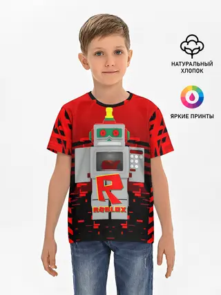 Детская базовая футболка / ROBO | ROBLOX | РОБЛОКС
