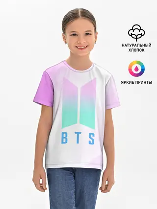 Детская базовая футболка / BTS / БТС