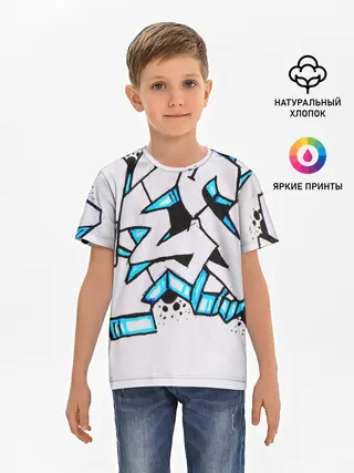 Детская базовая футболка / Граффити