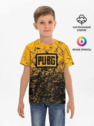 Детская базовая футболка / PUBG