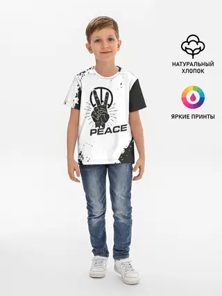 Детская базовая футболка / Peace | Мир