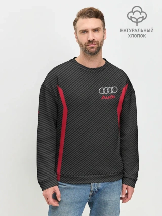 Мужской свитшот базовый / AUDI SPORT CARBON