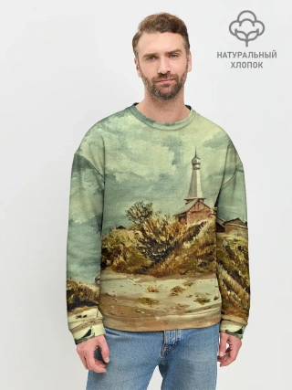 Мужской свитшот базовый / Старинный город