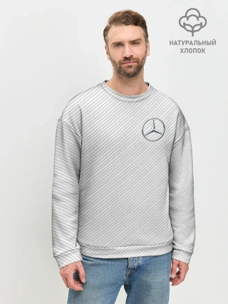 Мужской свитшот базовый / MERCEDES BENZ CARBON