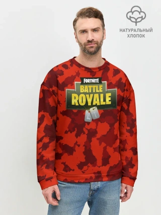 Мужской свитшот базовый / Fortnite Королевская Битва