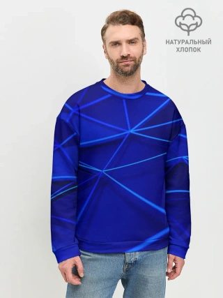 Мужской свитшот базовый / delta abstraction