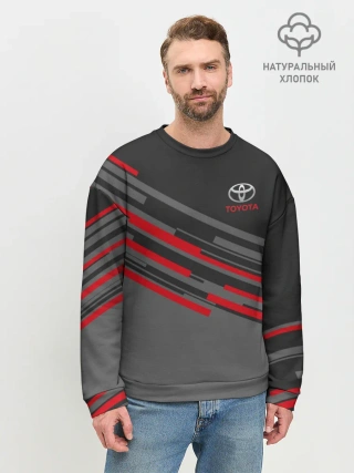Мужской свитшот базовый / TOYOTA | ТОЙОТА