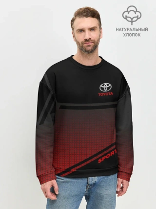 Мужской свитшот базовый / TOYOTA | ТОЙОТА