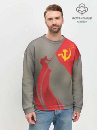 Мужской свитшот базовый / День победы Рейхстаг