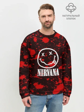 Мужской свитшот базовый / NIRVANA