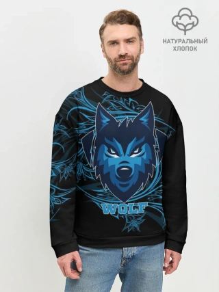 Мужской свитшот базовый / Wolf