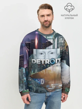 Мужской свитшот базовый / Detroit: Become Human