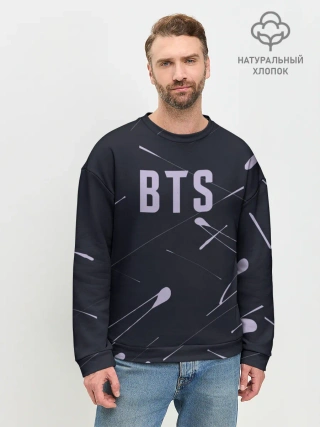 Мужской свитшот базовый / BTS
