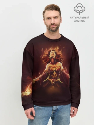 Мужской свитшот базовый / Dota 2 Lina