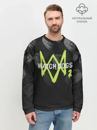Мужской свитшот базовый / WATCH DOGS 2