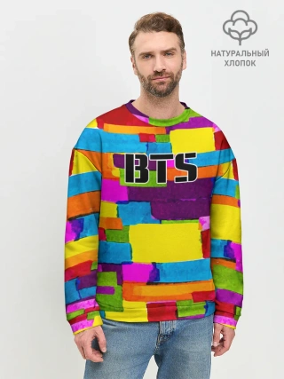 Мужской свитшот базовый / BTS