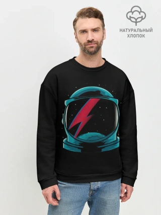 Мужской свитшот базовый / Space Bowie
