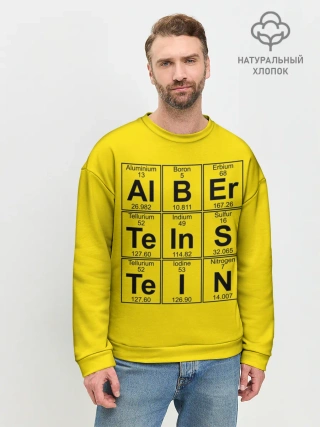Мужской свитшот базовый / Альберт Эйнштейн