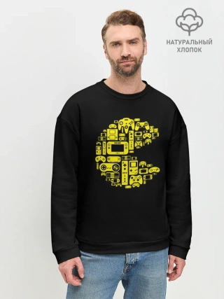 Мужской свитшот базовый / Pac-Man