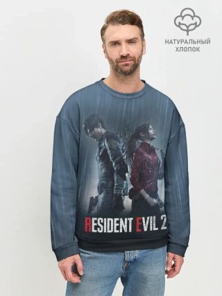 Мужской свитшот базовый / Resident Evil 2 Remake
