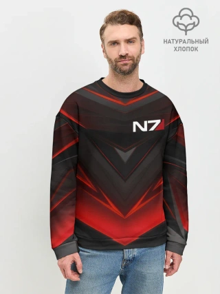 Мужской свитшот базовый / MASS EFFECT N7