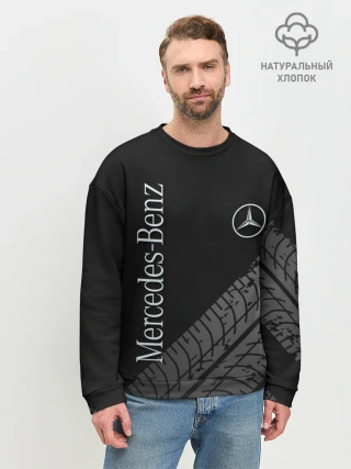 Мужской свитшот базовый / Mercedes