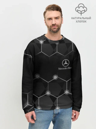 Мужской свитшот базовый / Mercedes