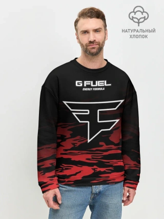 Мужской свитшот базовый / Faze clan - Jersey pro 2019