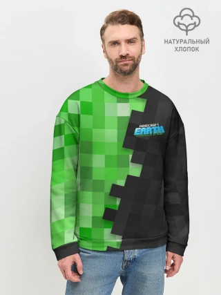 Мужской свитшот базовый / Minecraft EARTH