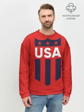 Мужской свитшот базовый / USA