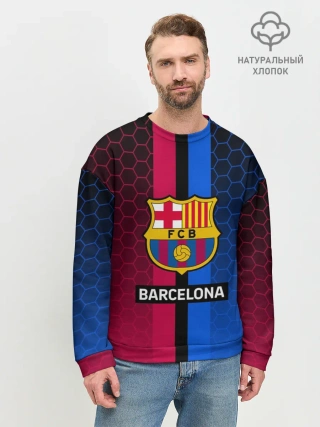 Мужской свитшот базовый / BARCELONA