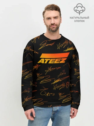 Мужской свитшот базовый / ATEEZ АВТОГРАФЫ