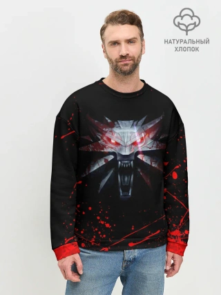 Мужской свитшот базовый / ВЕДЬМАК / THE WITCHER / ГЕРАЛЬТ