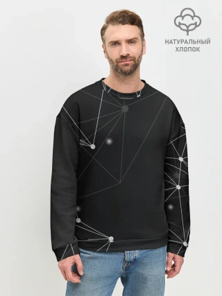 Мужской свитшот базовый / si-fi art