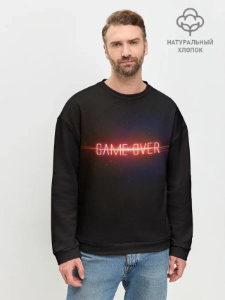 Мужской свитшот базовый / Маска Game Over