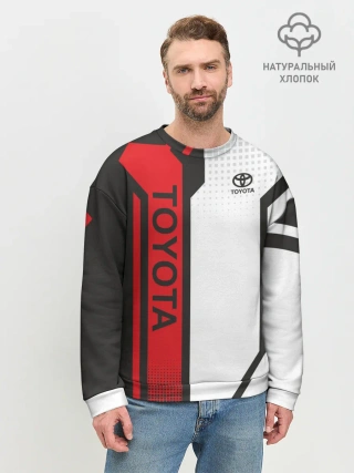Мужской свитшот базовый / Toyota Driver team