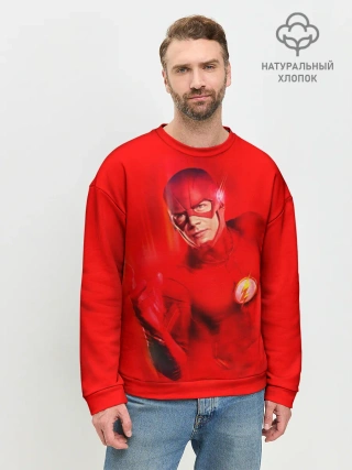 Мужской свитшот базовый / The Flash