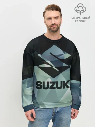 Мужской свитшот базовый / SUZUKI