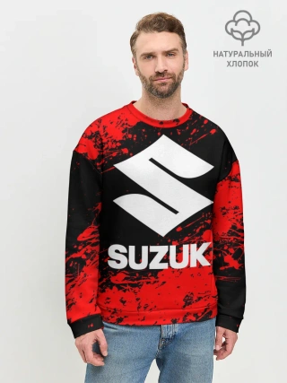 Мужской свитшот базовый / SUZUKI