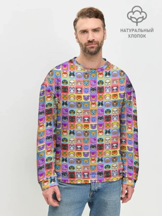 Мужской свитшот базовый / ANIMAL CROSSING