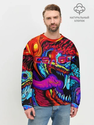 Мужской свитшот базовый / HYPER BEAST | CS GO