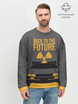 Мужской свитшот базовый / Back to the Future