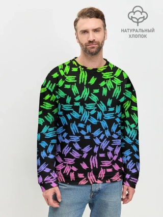 Мужской свитшот базовый / PATTERN MONSTER ENERGY