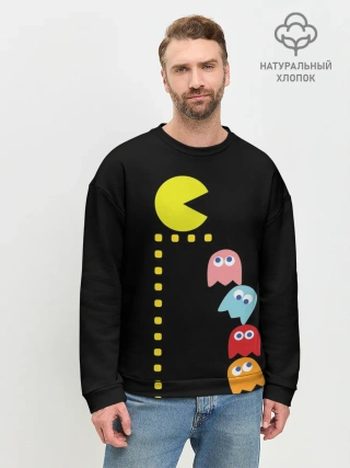 Мужской свитшот базовый / Pac-man