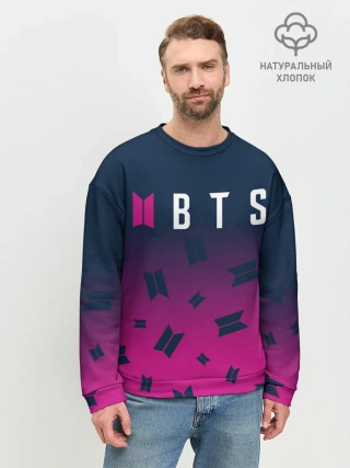 Мужской свитшот базовый / BTS / БТС