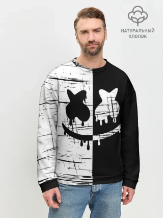 Мужской свитшот базовый / FORTNITE MARSHMELLO.