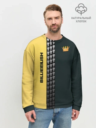 Мужской свитшот базовый / билли айлиш