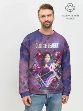 Мужской свитшот базовый / Justice League