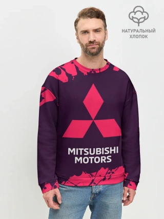 Мужской свитшот базовый / MITSUBISHI / МИТСУБИСИ