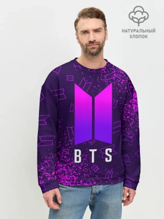Мужской свитшот базовый / BTS / БТС